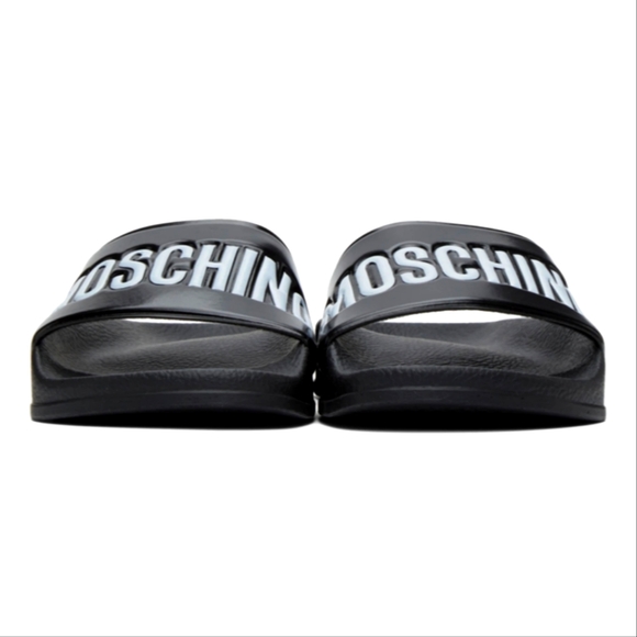 Moschino Black Slides - Picture 4 of 6